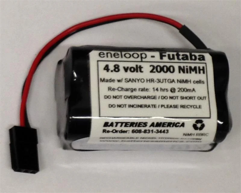 4BK-3MCCAW : 4.8 volt 2000mAh AA eneloop NiMH battery for R/C - Image 3