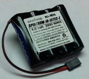 4BK-3MCCAW : 4.8 volt 2000mAh AA eneloop NiMH battery for R/C - Image 4