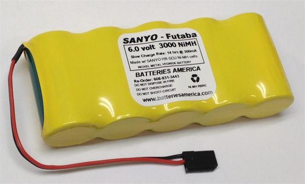 5HR3000SCU : 6.0 volt 3000mAh Sub-C rechargeable NiMH - Image 3