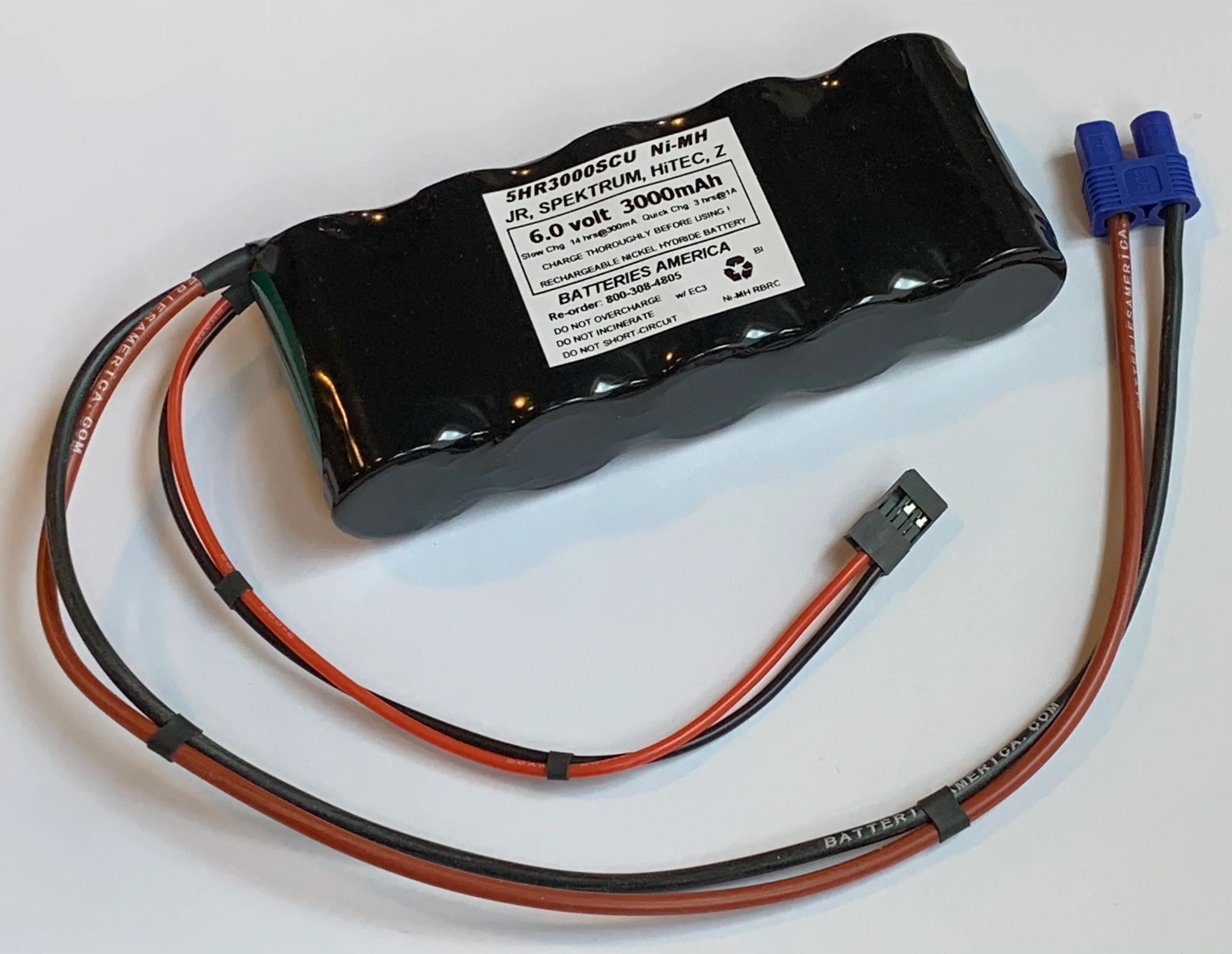 5HR3000SCU : 6.0 volt 3000mAh Sub-C rechargeable NiMH - Image 9