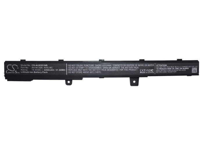 BP-AUX551NB : 14.4v 2200mAh Li-ION battery, replaces ASUS A41N1308, A31N1319 & others - Image 4