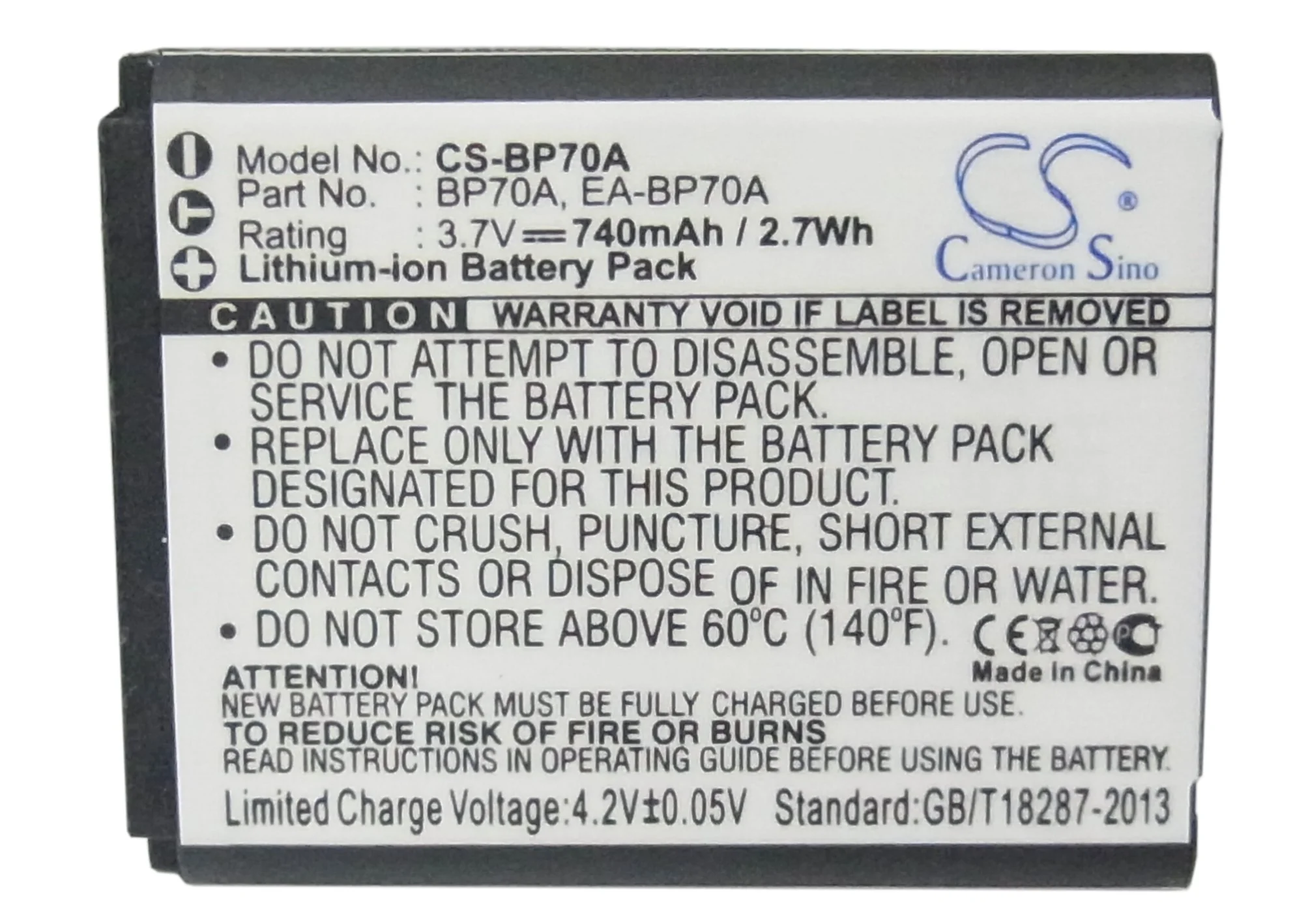 BP-BP70A : Replaces Samsung  SLB-70A and others - Image 5