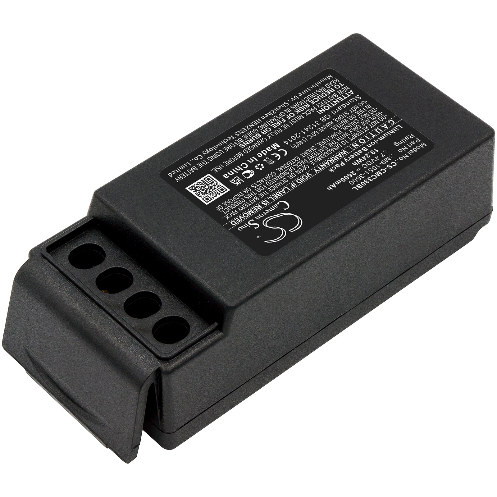 BP-CMC330BL : 7.4v Li-ION battery, replaces Cavotec M9-1051-3600, MC-EX-BATTERY3 - Image 4
