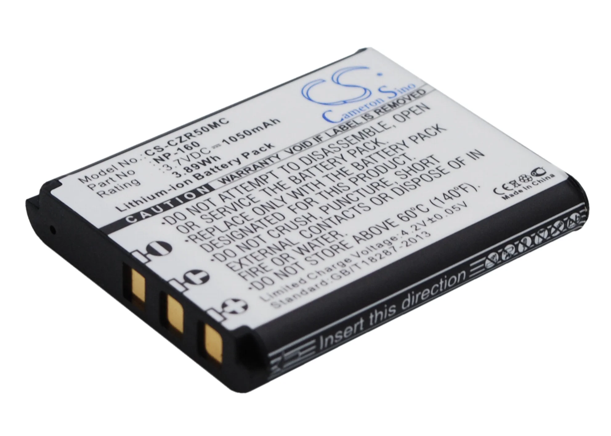 BP-CZR50MC : Replaces Casio  NP-160 - Image 2