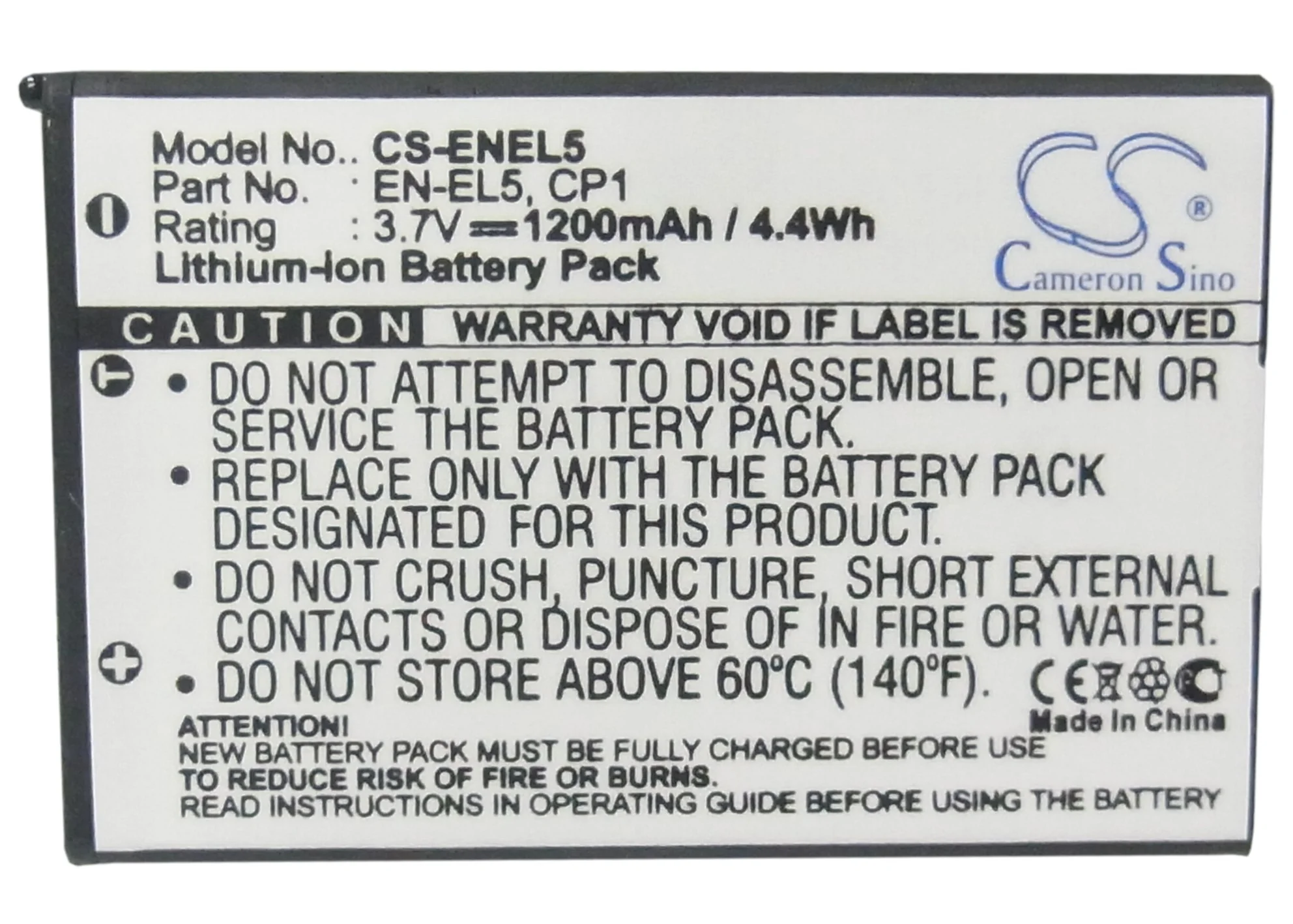 BP-ENEL5 : Replaces KLICKTEL  EN-EL5 - Image 5