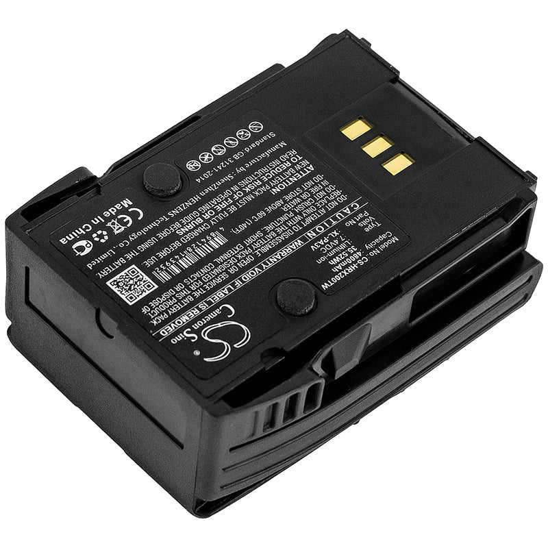 CS-HRX200TW : 7.4 volt Li-ION battery, replaces Harris  XL-PA3V, fits XL-185P, XL-200P and others - Image 2