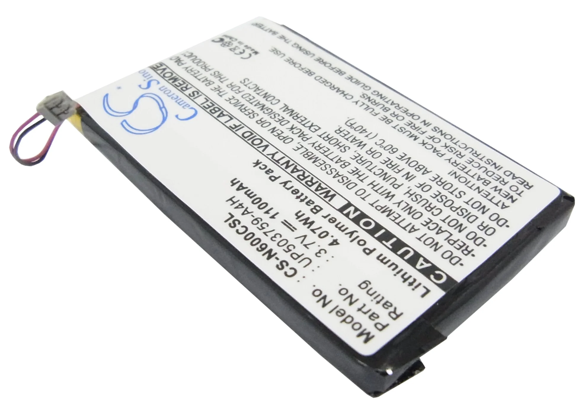 BP-N600CSL : 3.7v Li-PO battery, replaces N600C, N700C, UP503759-A4H etc. - Image 2