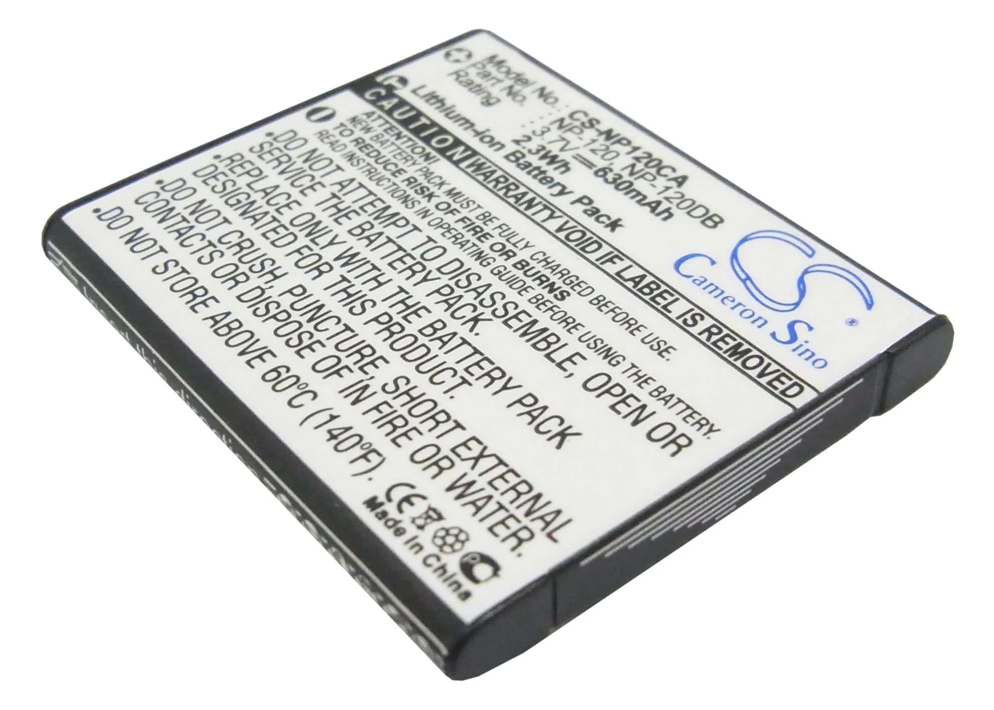 BP-NP120CA : Replaces Casio NP-120DBA and others