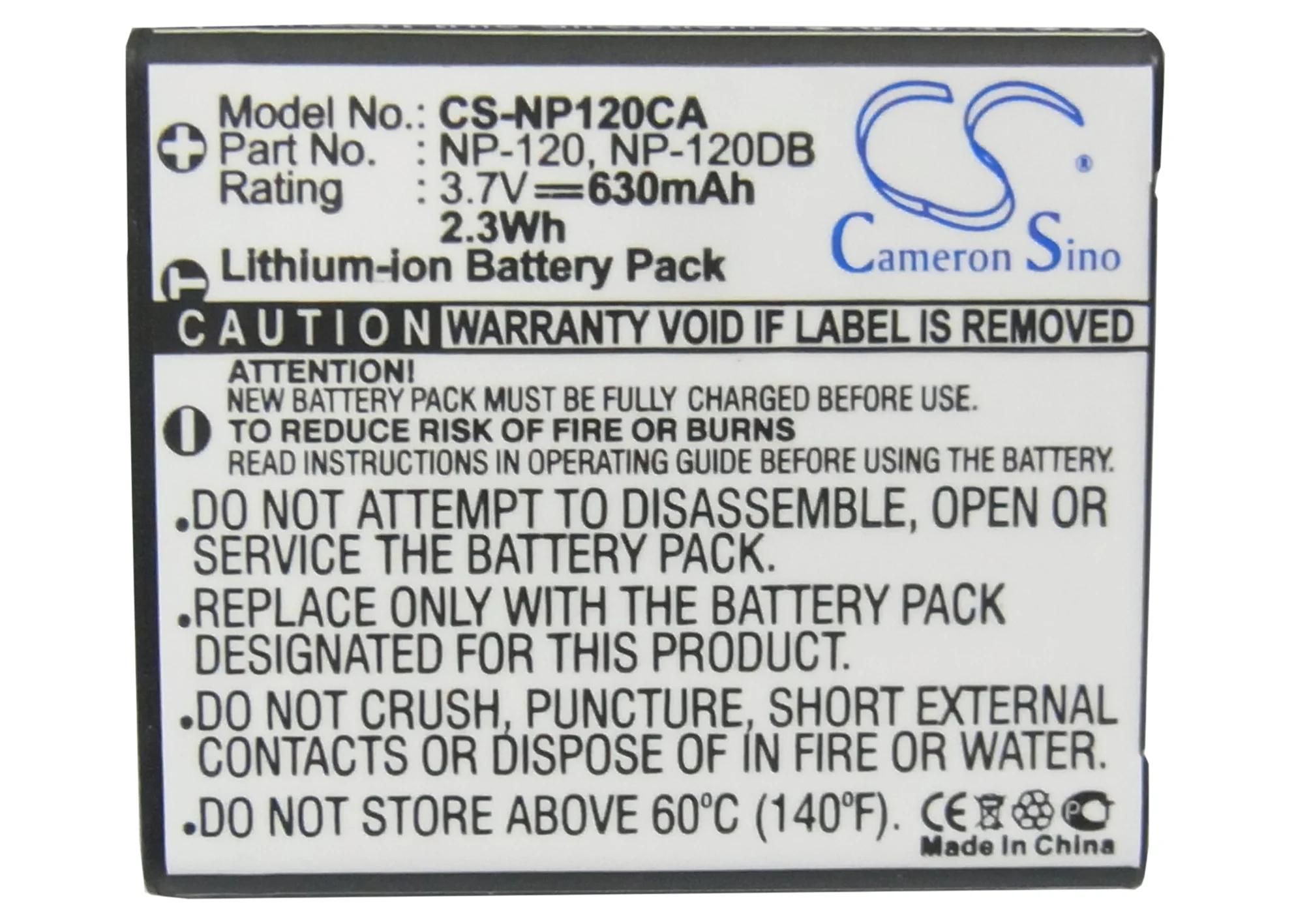 BP-NP120CA : Replaces Casio NP-120DBA and others - Image 5