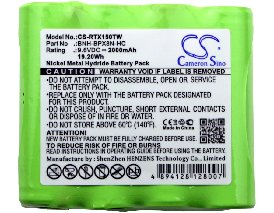 BP-RTX150TW : Replaces Ritron  BNH-BPX8N-HC - Image 3