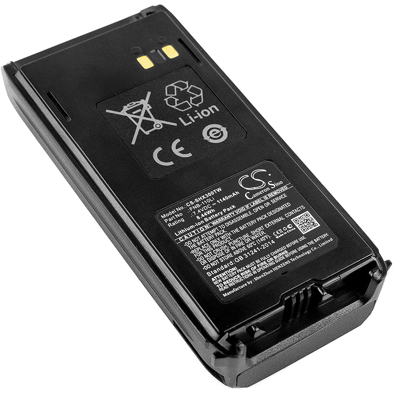 BP-SHX300TW : Replaces Standard Horizon  FNB-110Li (for HX290)