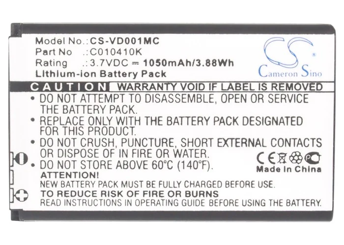 BP-VD001MC :  Battery for Oregon  CT-3650 - Image 5