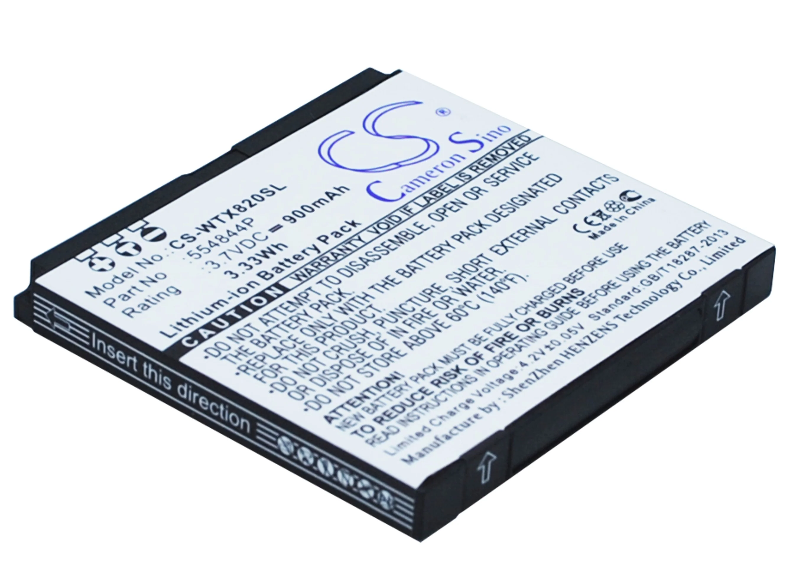 BP-WTX820SL :  Battery for TAKARA  GP55BT - Image 2