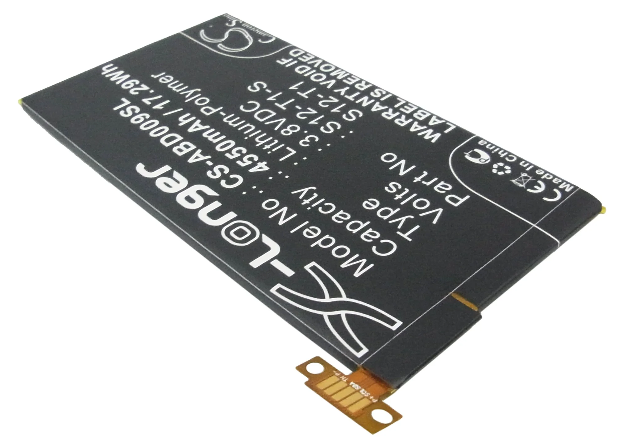 CS-ABD009SL : Battery for Amazon Kindle Fire HDX, Kindle Fire HDX 7, C9R6QM - Replaces Amazon S12-T1-S, S12-T1, 58-000043 and others - Image 2
