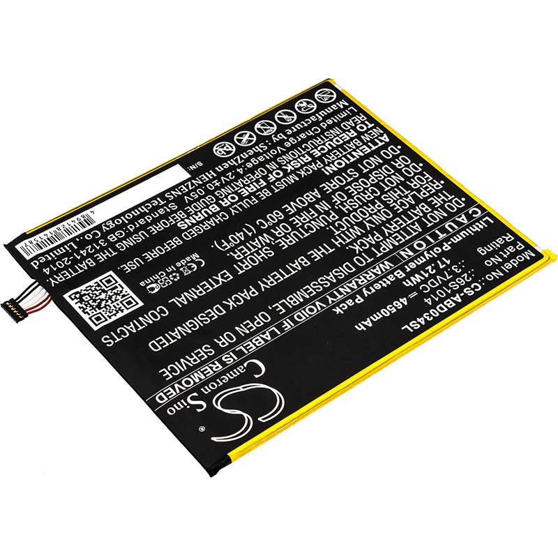 CS-ABD034SL : Battery for Amazon Kindle Fire 8 7 Generation, SX034QT, Kindle Fire 8.7 and others - Replaces Amazon 26S1014, 58-000181, MC-31A0B8 and others - Image 2