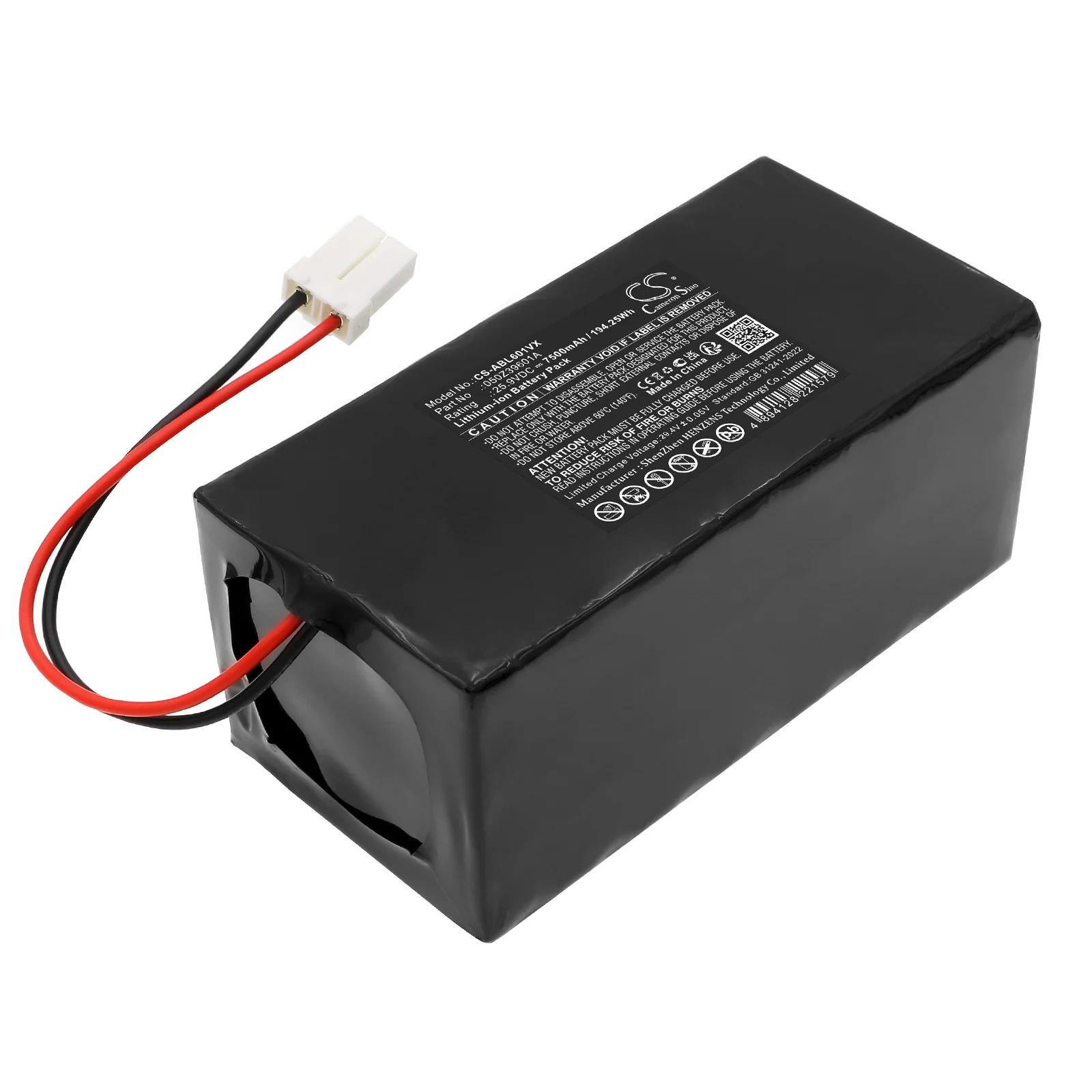 CS-ABL601VX : Battery for Ambrogio AM060L0V9Z, L60 Elite S+ - Replaces Ambrogio 050Z39601A, A060EL0 - Image 2