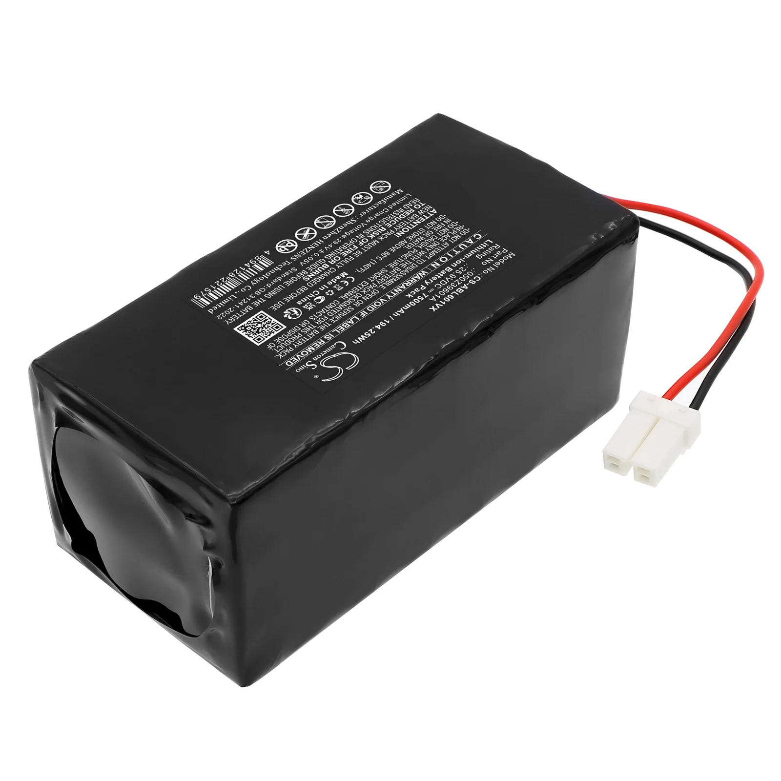 CS-ABL601VX : Battery for Ambrogio AM060L0V9Z, L60 Elite S+ - Replaces Ambrogio 050Z39601A, A060EL0 - Image 3