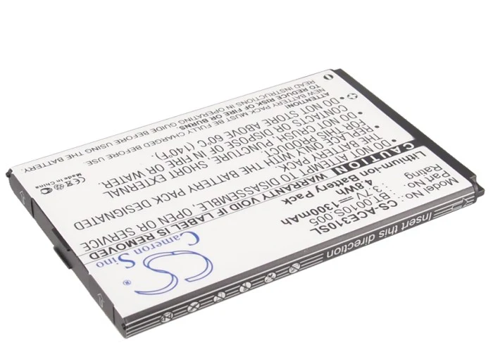 CS-ACE310SL : Battery for Acer Liquid Mini, E310, Liquid Express and others - Replaces Acer BT.0010S.005, UF424261F 1S1P, BAT-310 (11CPS/42/61) and others - Image 4