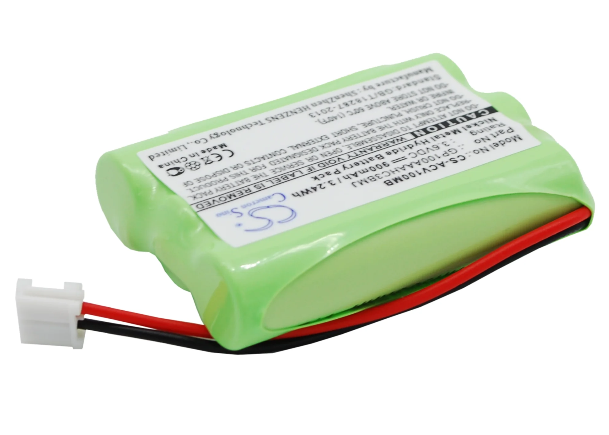 CS-ACV100MB : Battery for Audioline Baby Care V100, G10221GC001474 - Replaces Audioline GP100AAAHC3BMJ - Image 3