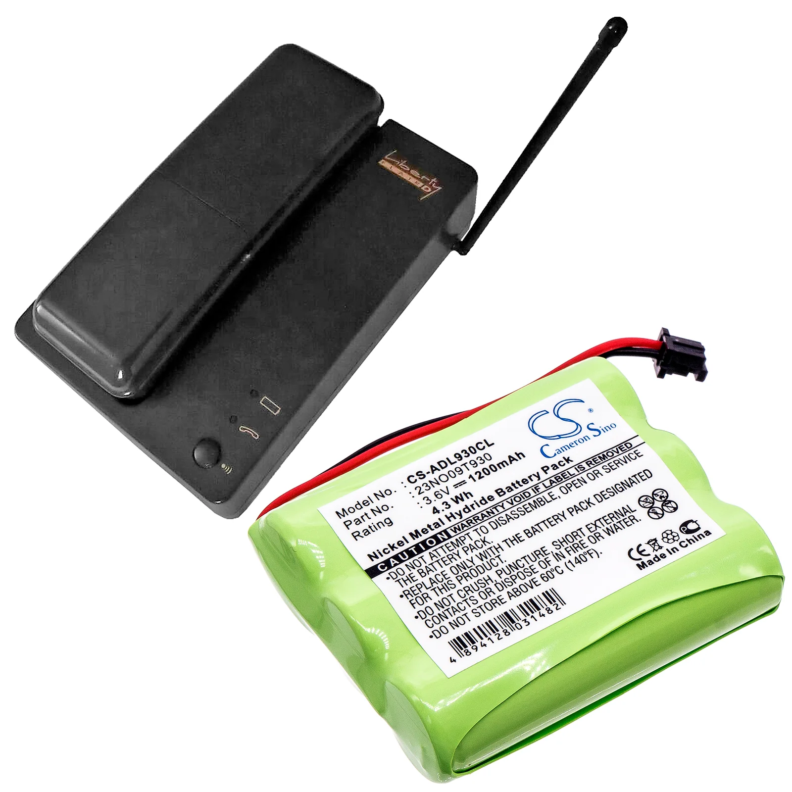 CS-ADL930CL : Battery for Telefunken CA51, CAS l - Replaces AEG 124402 - Image 6