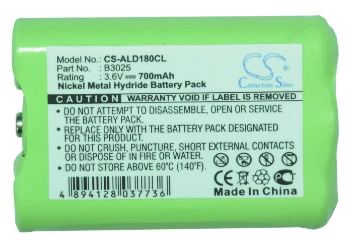 CS-ALD180CL : Battery for LifeTec LT-9986, 681 - Replaces Radio Shack 43-1106, ET-1106 - Image 5