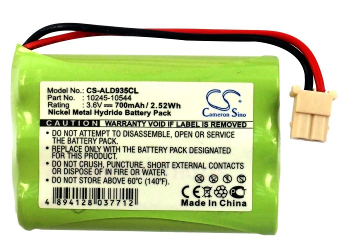CS-ALD935CL : Battery for Twinbird Indoor Monitor VC-J570IM - Replaces Twinbird VC-BA08NM - Image 5