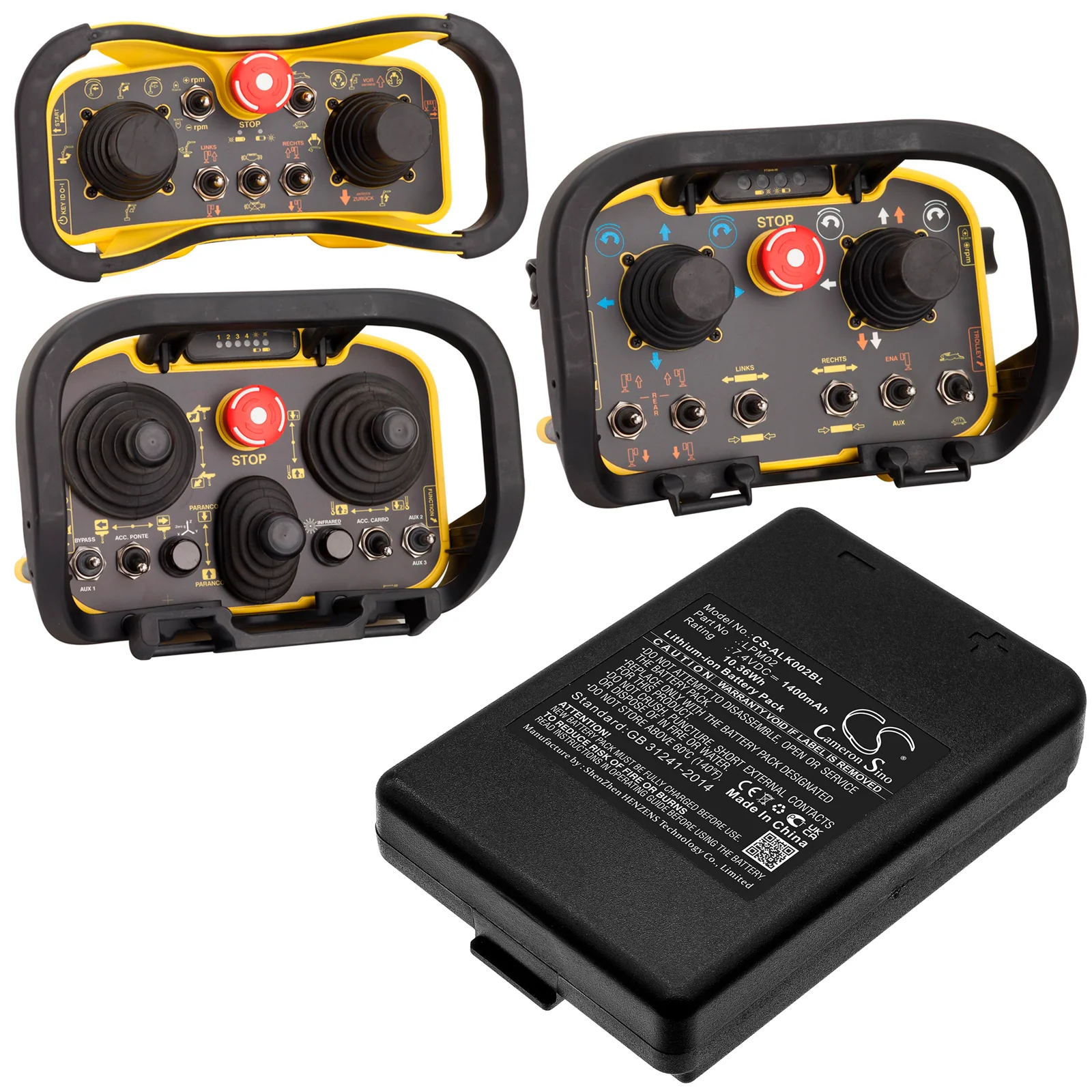 CS-ALK002BL : Battery for Autec Funkfernsteuerung Air, Dynamic, Modular AJM and others - Replaces Autec LPM02, R0BATT00E08A0 - Image 4