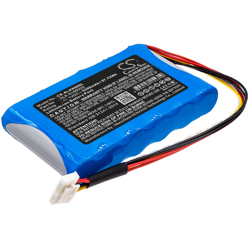 CS-ALK600SL : Battery for Eloik BY-A6, BY-A6s - Replaces Eloik ALK-618650S - Image 2