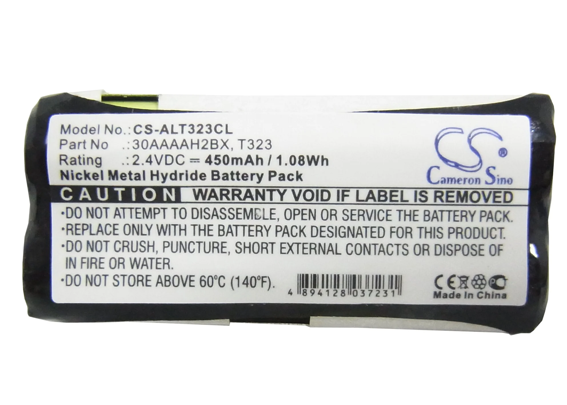 CS-ALT323CL : Battery for AEG Ventura TD9571, Ventura TD9871, D9 and others - Replaces GP 30AAAAH2BX, T323 - Image 5