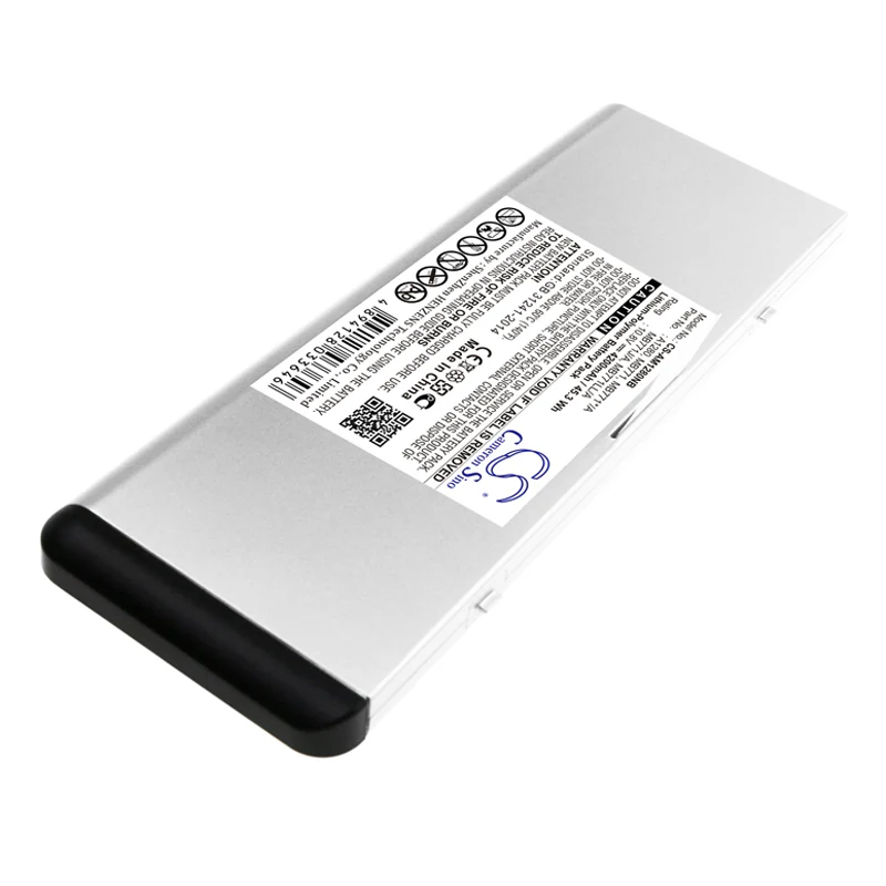 CS-AM1280NB : Battery for Apple MacBook 13" A1278, MacBook 13" Aluminum Unibody 2008 Version, MacBook 13" MB466*/A and others - Replaces Apple A1280, MB771, MB771*/A and others - Image 2