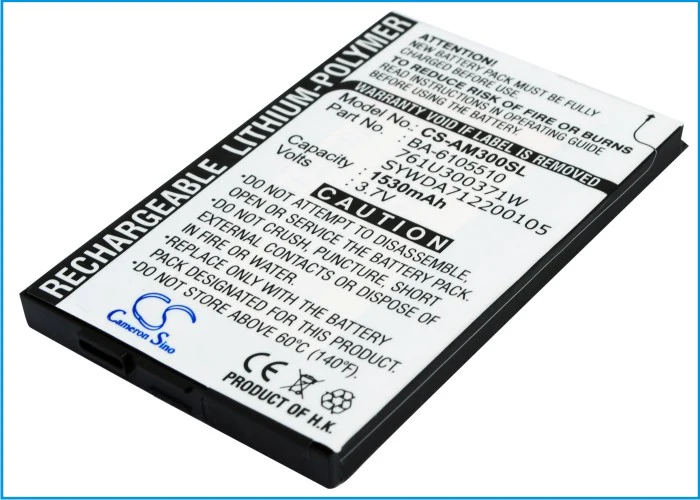 CS-AM300SL : Battery for Acer M300 - Replaces Acer BA-6105510, 761U300371W, SYWDA712200105 - Image 4