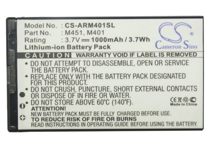 CS-ARM401SL : Battery for MyPhone 8920, 8920 Mark, 8920TV Mark Pro and others - Replaces MyPhone MP-S-L - Image 6