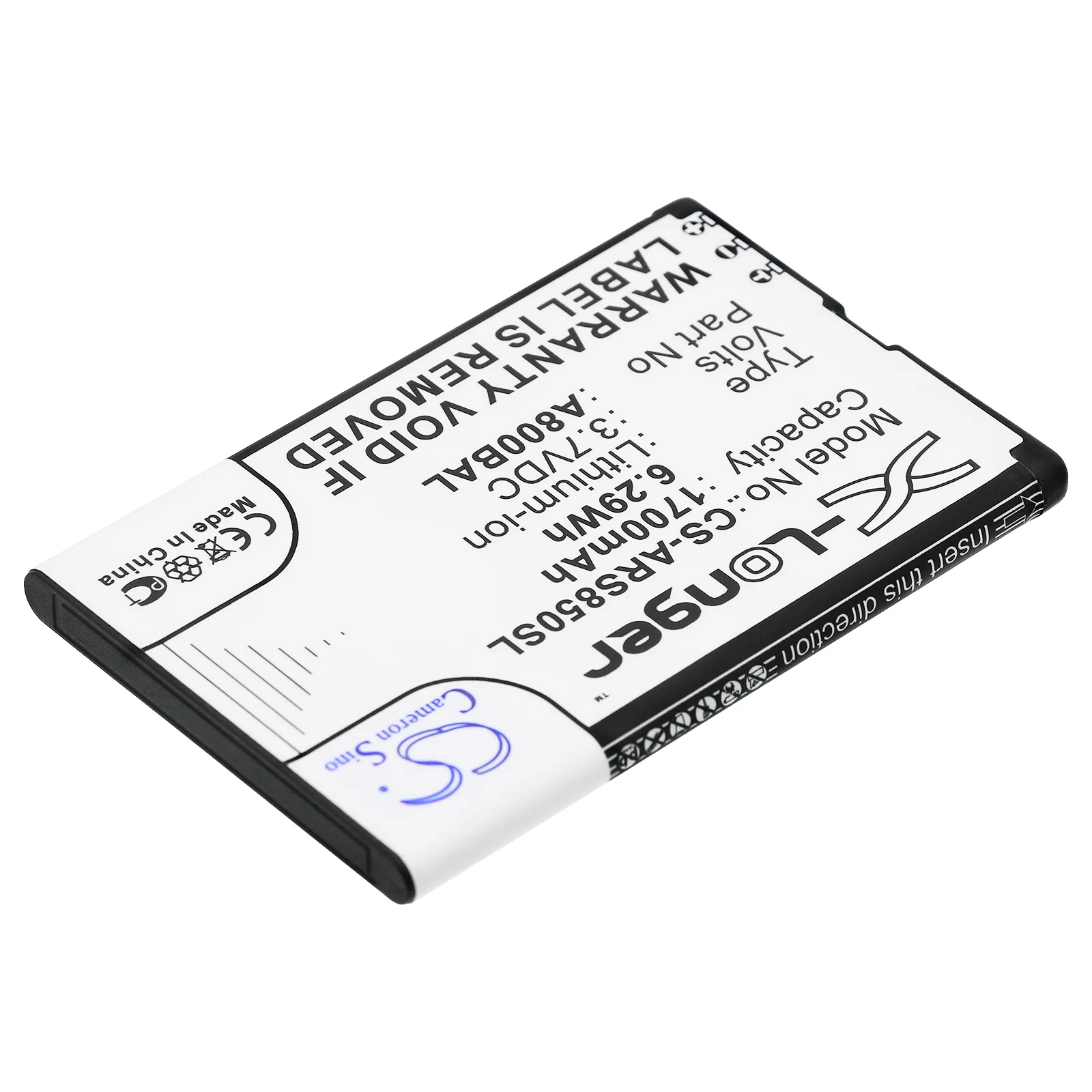 CS-ARS850SL : Battery for CPA HALO X - Replaces ALIGATOR A800BAL - Image 2