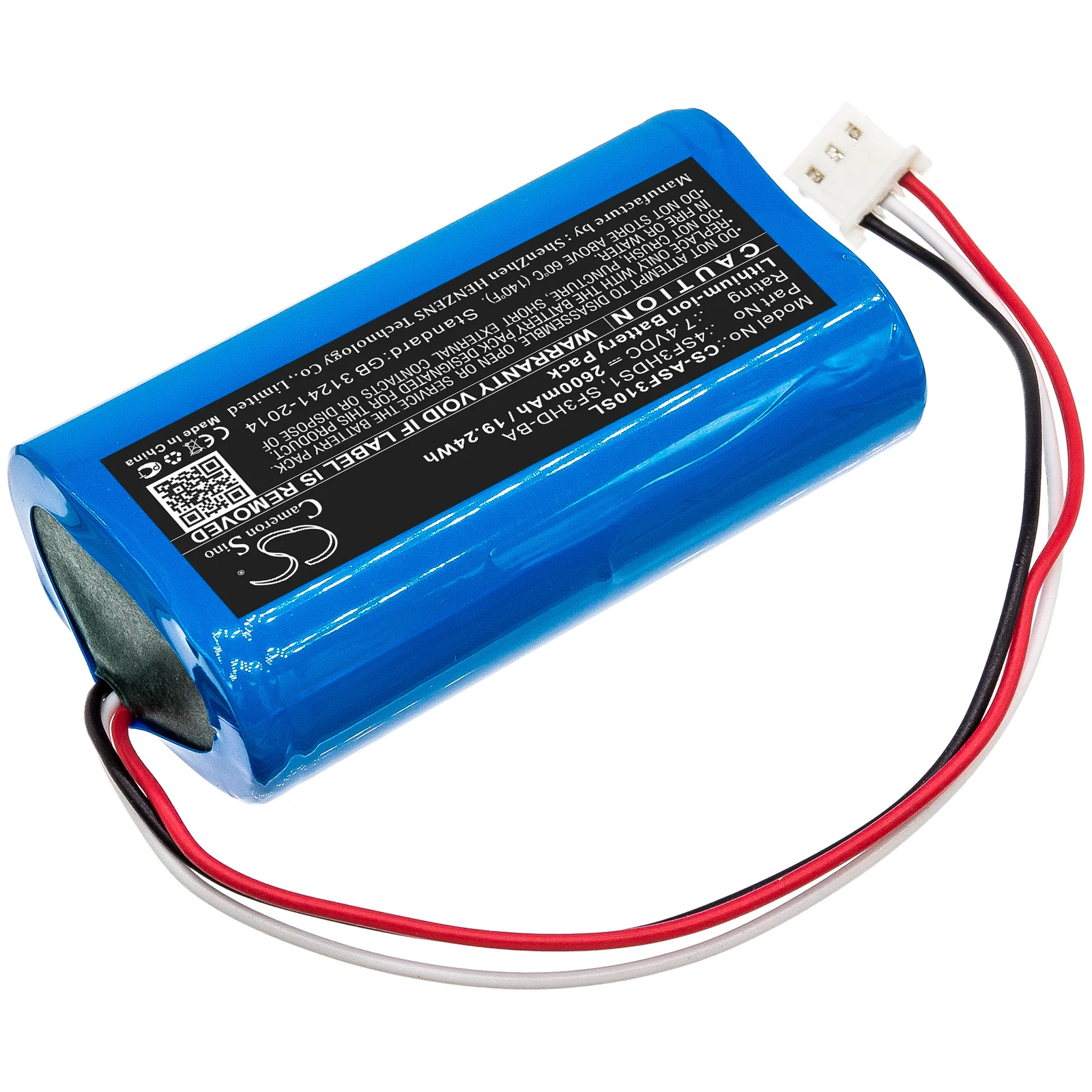 CS-ASF310SL : Battery for ALPSAT Satfinder Spare Part 3HD - Replaces ALPSAT 4SF3HDS1, SF3HD-BA - Image 2