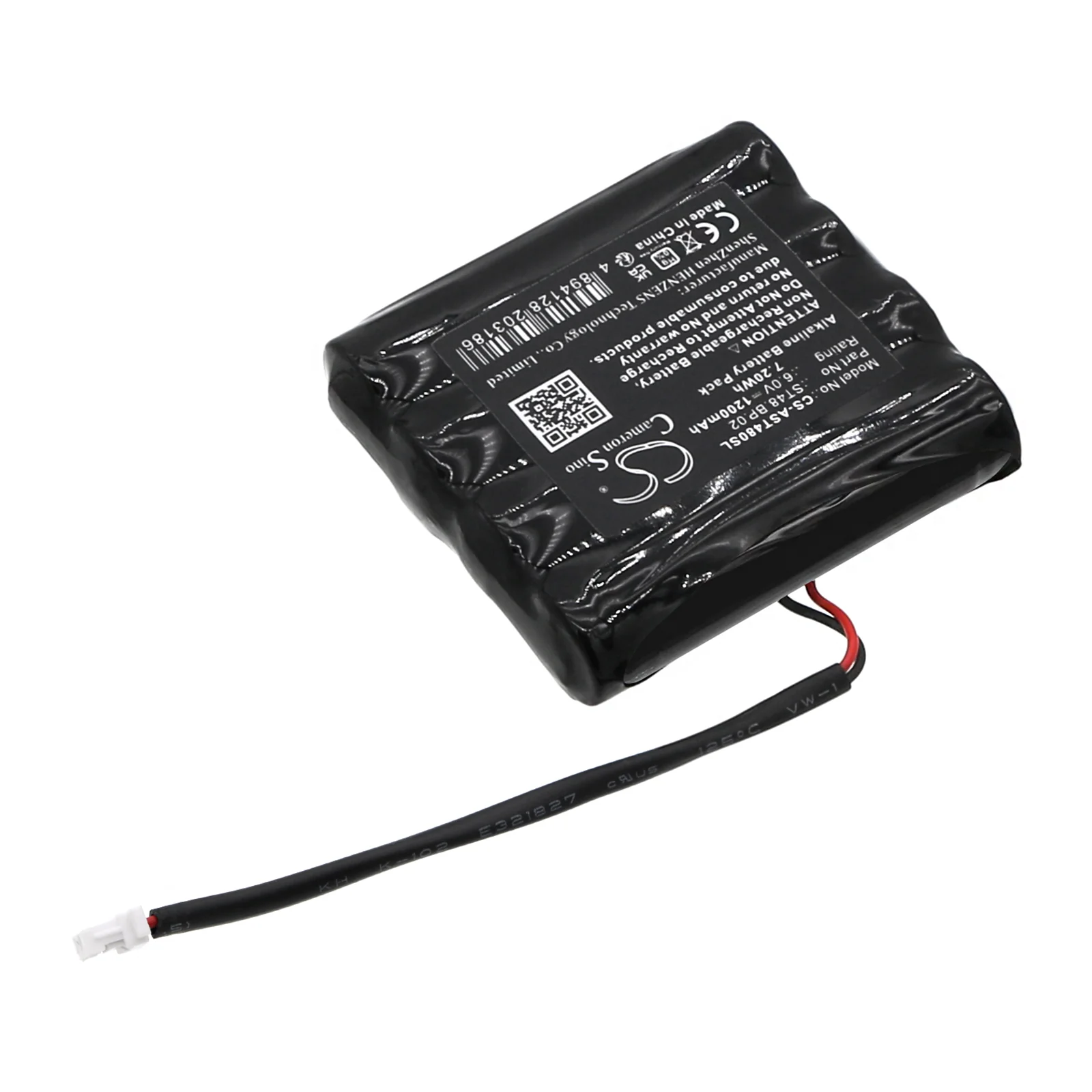 CS-AST480SL : Battery for Amadeo A-Lock ST48 - Replaces Amadeo ST48.BP.02 - Image 2