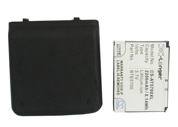 CS-AT5700XL : Battery for AudioVox SMT5700, SMT-5700 - Replaces AudioVox BTE5700 - Image 4