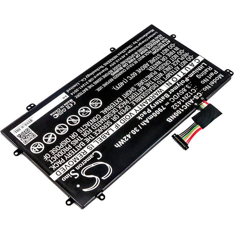CS-AUC100NB : Battery for Asus Chromebook Flip C100, C100PA, C100PA-DB02 and others - Replaces Asus C12N1432, 0B200-01550000M, 0B200-01550000 - Image 2