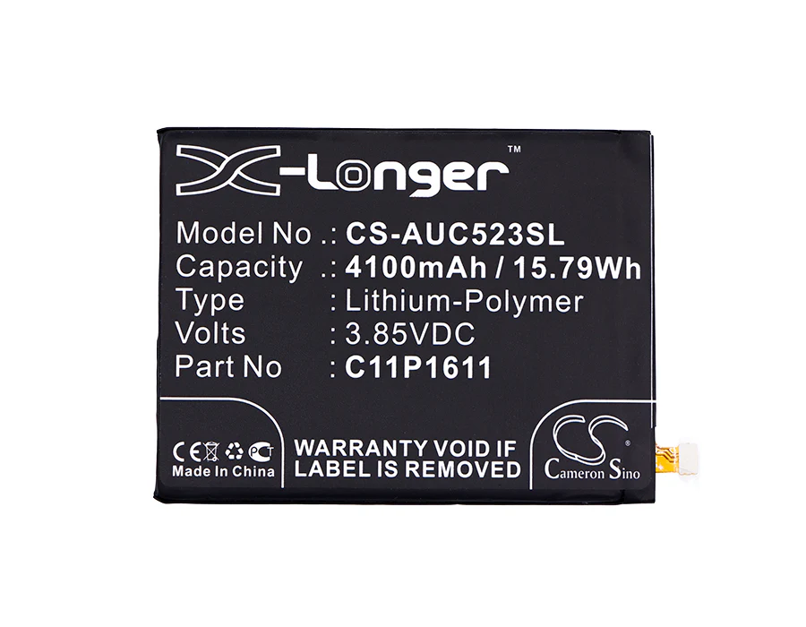CS-AUC523SL : Battery for Asus ZC520TL, ZenFone 3 Max 5.2, ZenFone 3 Max 5.2 Dual SIM and others - Replaces Asus C11P1611, 0B200-02300000 - Image 5