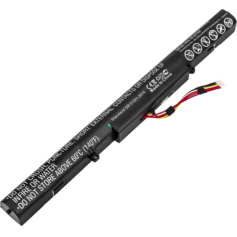 CS-AUL553NB : Battery for Asus GL553VD, GL553VD-1A, GL553VD-1B and others - Replaces Asus A41N1611, A41LK5H, A41LP4Q and others - Image 3