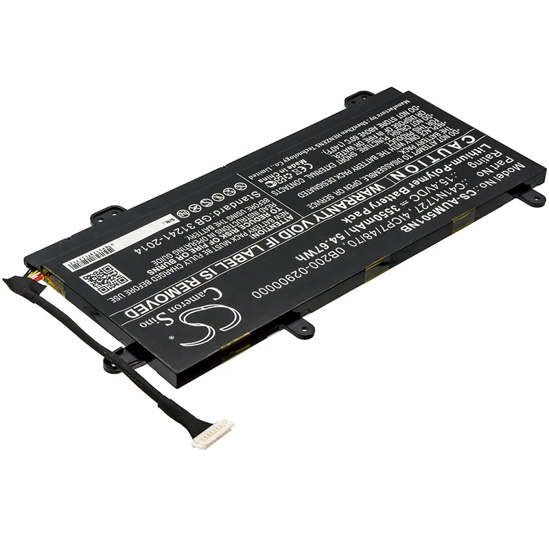 CS-AUM501NB : Battery for Asus GM501GM-EI017T, GM501GS-XS74, GM501GM-EI007T and others - Replaces Asus C41N1727, 0B200-02900000, 4ICP7/48/70 - Image 2