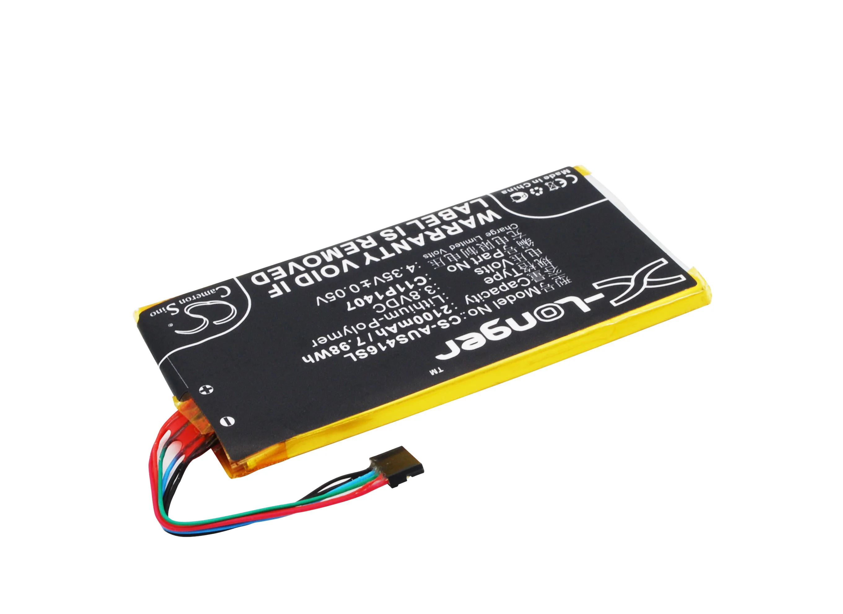 CS-AUS416SL : Battery for Asus PadFone X Mini Station, T00SP, C11PHJM and others - Replaces Asus 0B200-01140000, C11P1407 (1ICP5/41/79) - Image 2