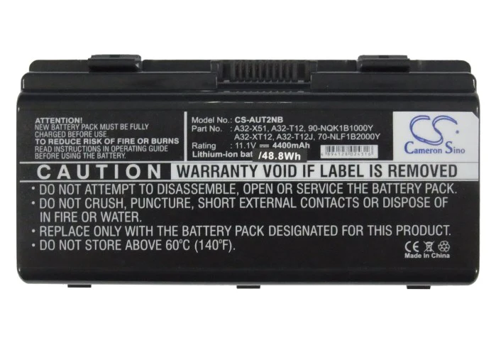 CS-AUT2NB : Battery for Packard Bell MX45, MX35, MX51 and others - Replaces Packard Bell A32-X51, A32-T12, 90-NQK1B1000Y and others - Image 5