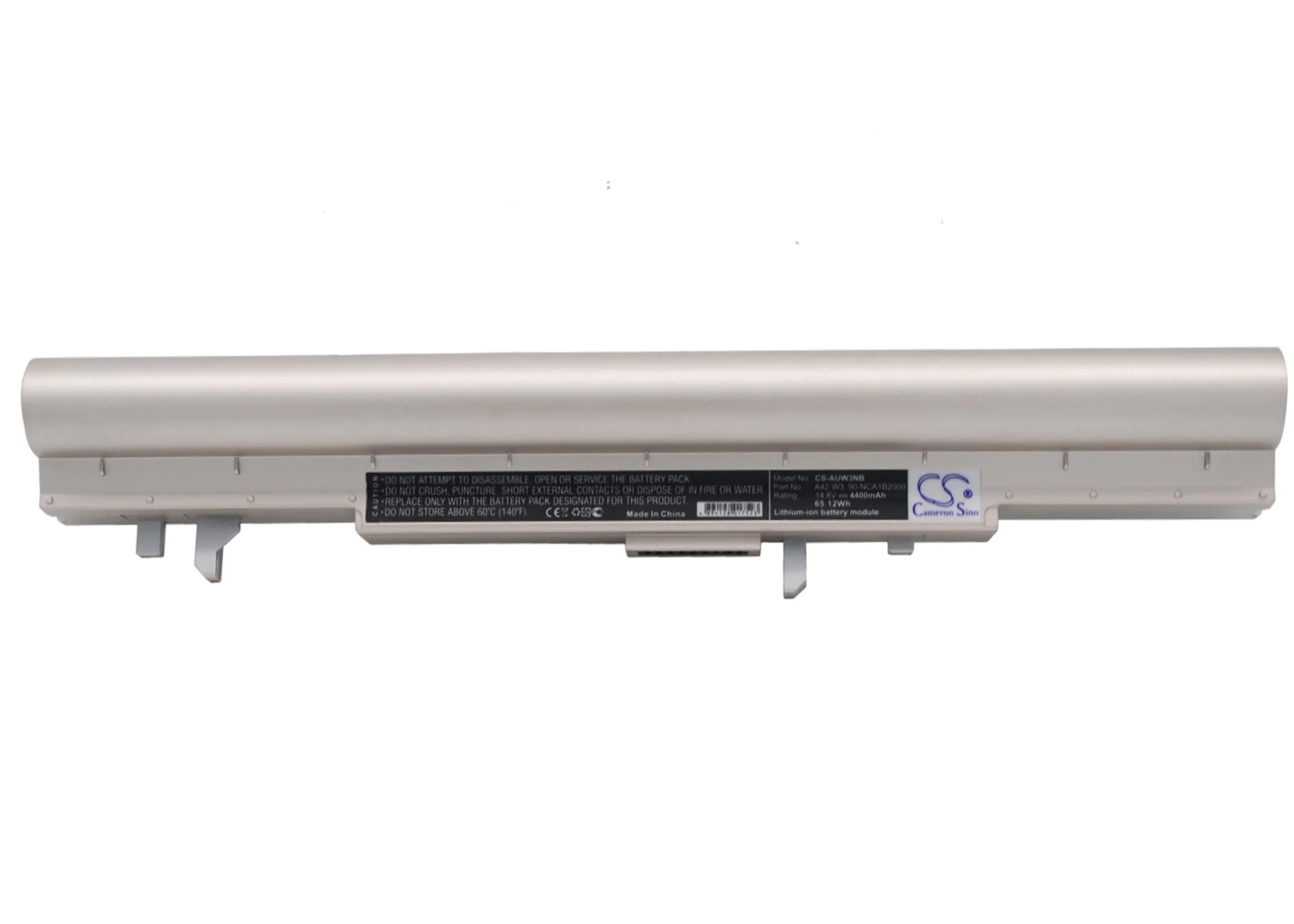CS-AUW3NB : Battery for Asus W3, W3A, W3N and others - Replaces Asus A42-W3, 90-NCB1B2000, 70-NCB1B1001M and others - Image 2