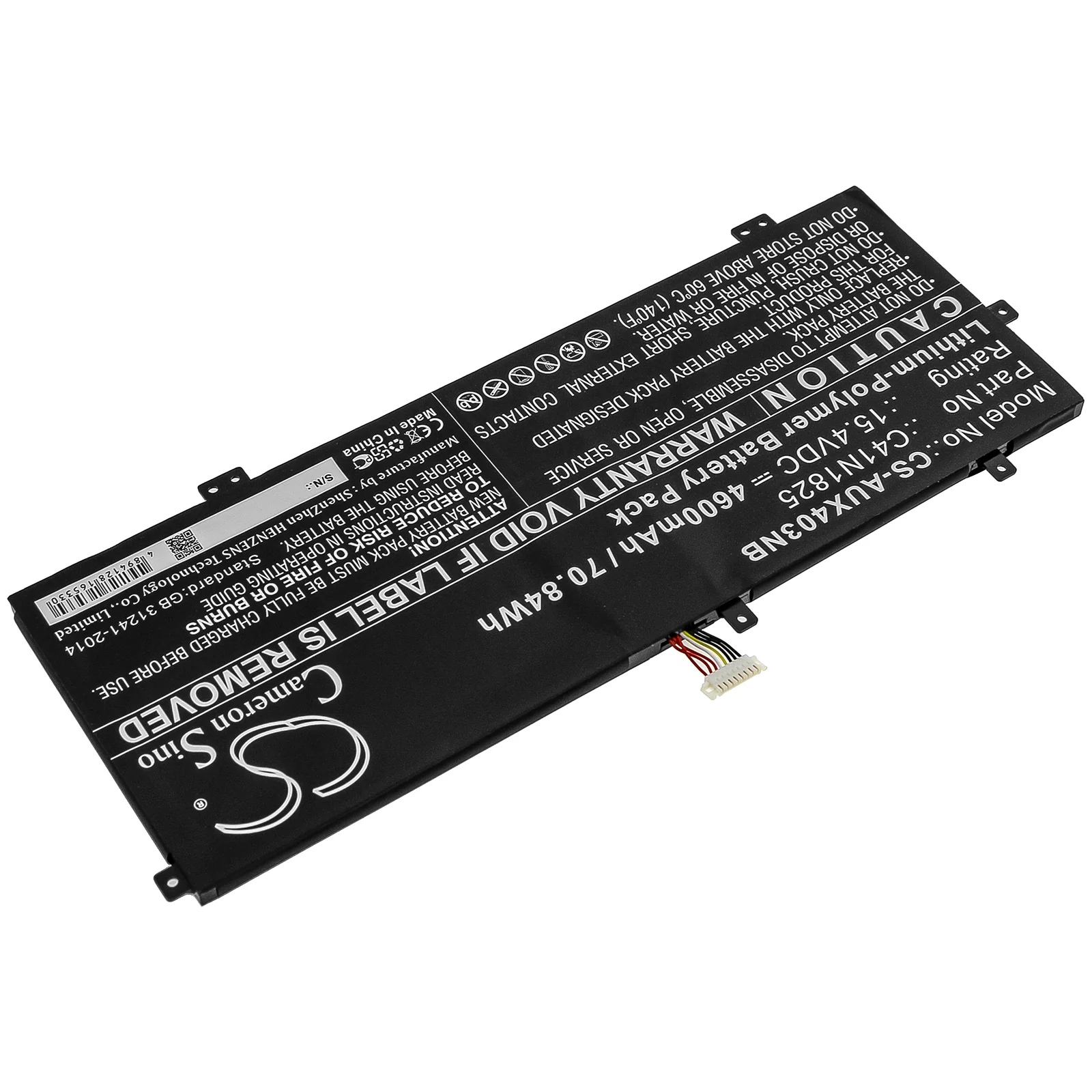 CS-AUX403NB : Battery for Asus VivoBook 14 X403FA-EB123T, I403FA-2C, X403FA-EB011T and others - Replaces Asus C41N1825, 0B200-03250000 - Image 2
