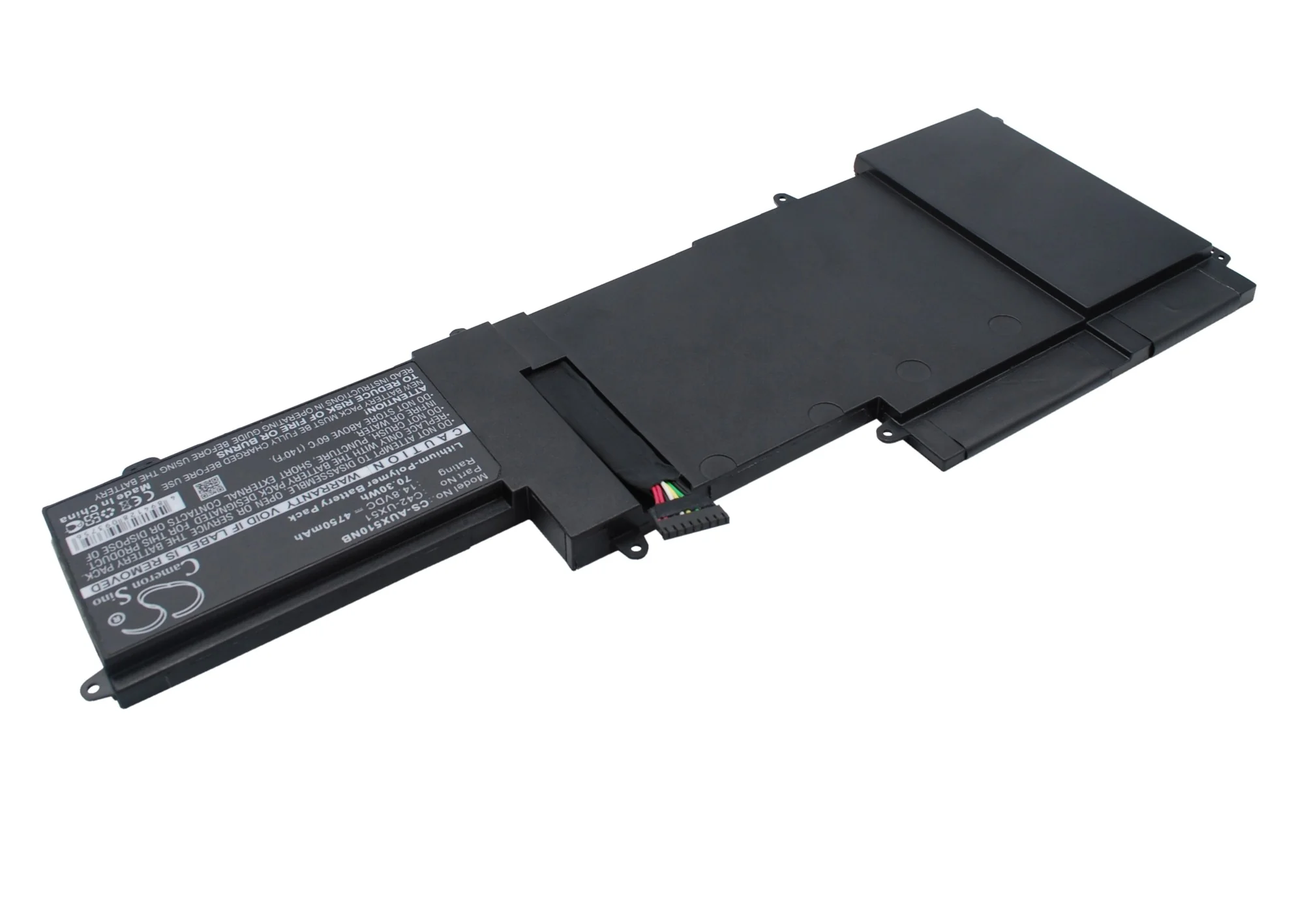 CS-AUX510NB : Battery for Asus ZenBook UX51, ZenBook U500VZ, ZenBook U500VZ-CN032H and others - Replaces Asus C42-UX51 - Image 3
