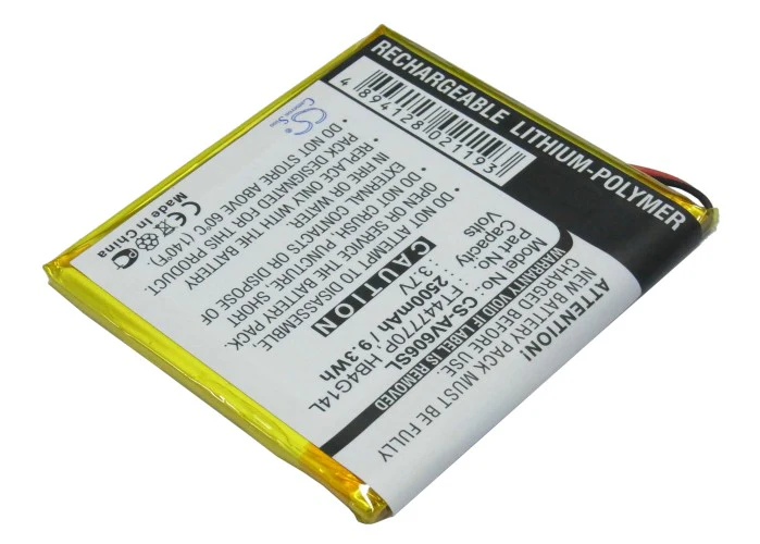 CS-AV606SL : Battery for Archos AV605 Wifi 605 GPS 4GB, AV605 Wifi 605 GPS 30GB, AV605 80GB and others - Replaces Archos FT447770P, HB4G14L - Image 2