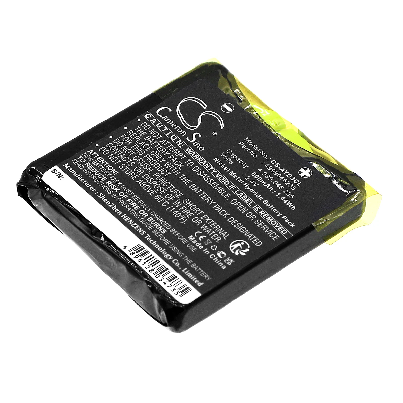 CS-AYD3CL : Battery for DeTewe Openphone 28, OpenPhone 24, Tenovis Integral D3 - Replaces Nortel NTTQ49MAE6