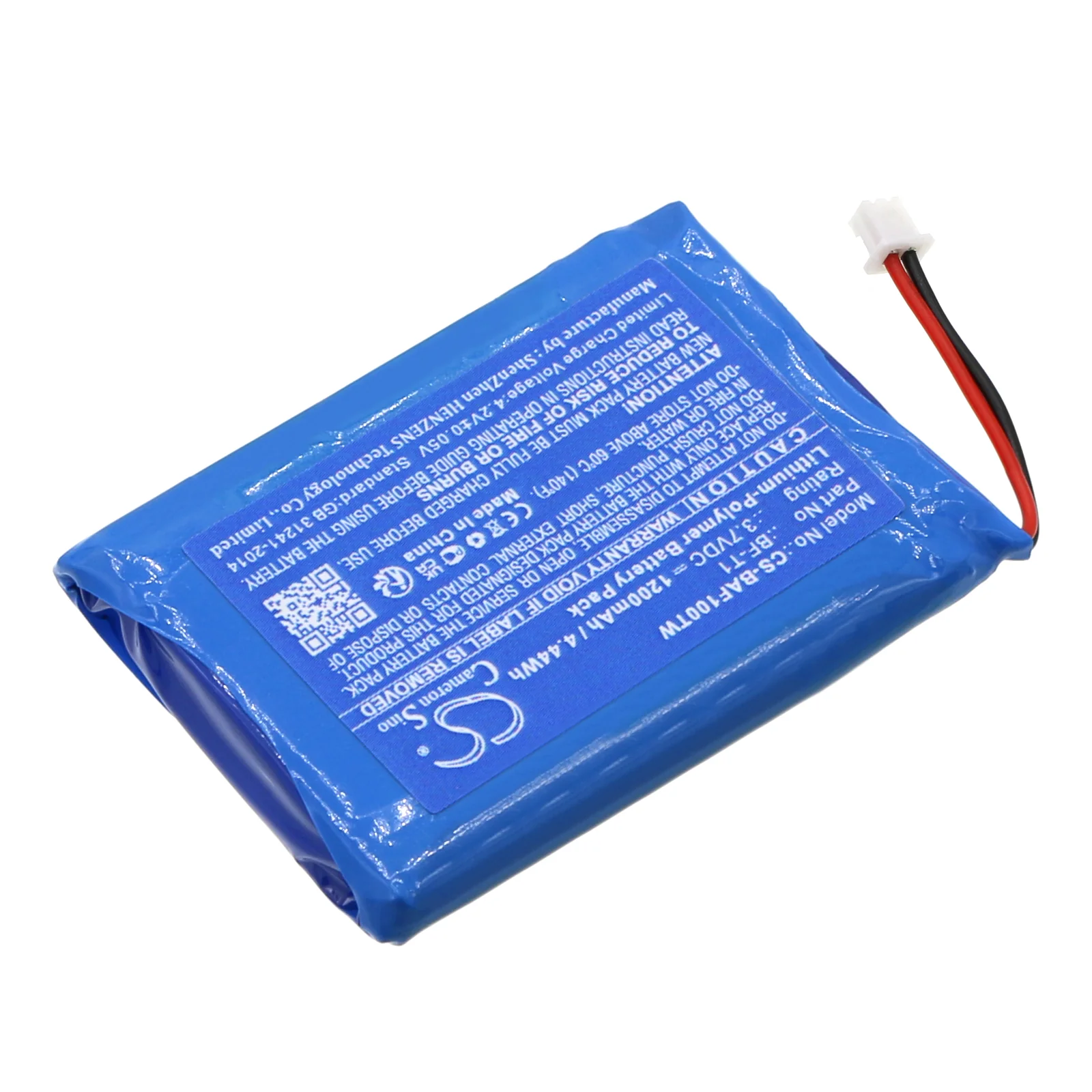CS-BAF100TW : Battery for Baofeng T1, BF-T1, BF-T1 UHF - Replaces Baofeng BF-T1 - Image 2