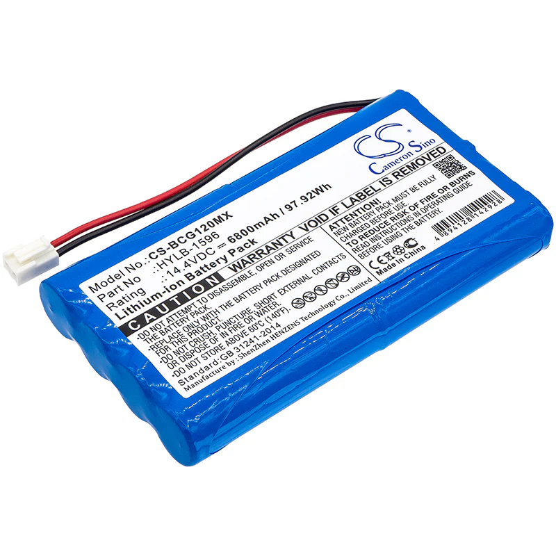 CS-BCG120MX : Battery for Biocare IE12, IE12A - Replaces Biocare HYLB-1596 - Image 2