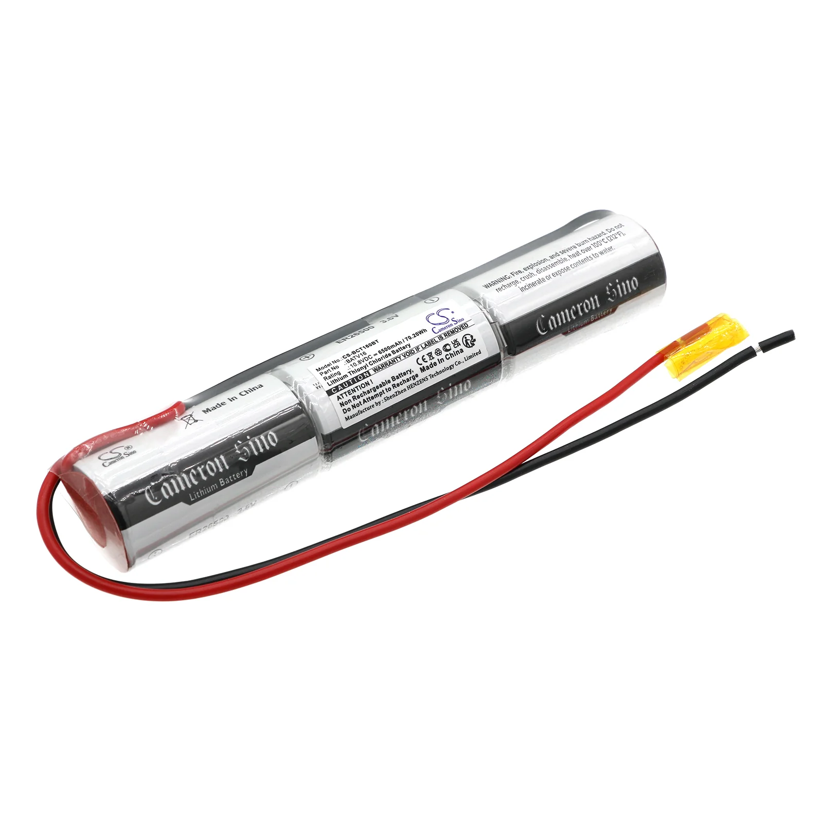 CS-BCT160BT : Battery for Daitem DC643, C104 Compact - Replaces Daitem BATV16 - Image 2